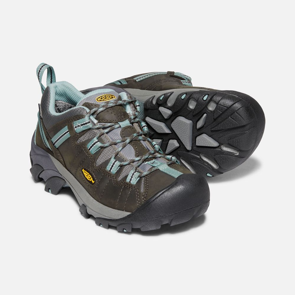 Zapatos de Seguridad Keen Mexico Verde Oliva/Negros - Mujer Targhee Ii Waterproof - SP5041739